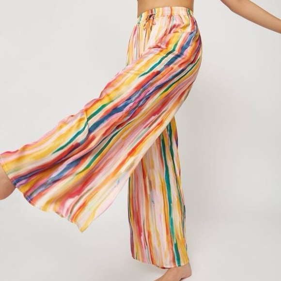 💖Dynamite // Wide Leg Watercolour Pants💖 - Picture 8 of 8